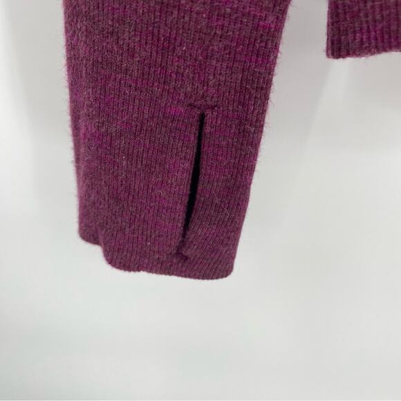 Athleta Split Front Hoodie Active Yoga Athleisure Thumb Hole Sleeve Medium - Picture 3 of 7